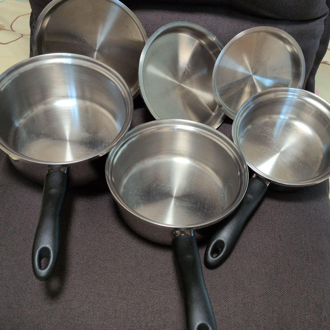 アムウェイ 現行型 ソースパン3セット - メルカリ