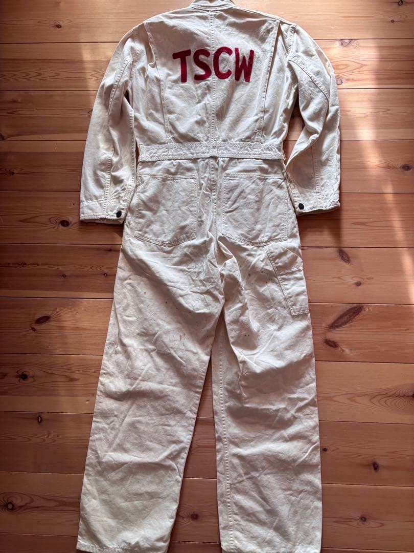 40s 50s known オールインワン つなぎ チェーンステッチ - メルカリ
