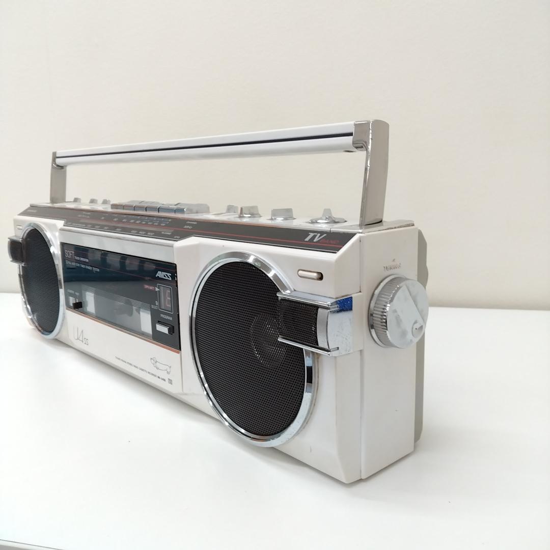 若《VGMSM》SANYO MR-U4SS ラジカセ 昭和レトロ ジャンク - メルカリ