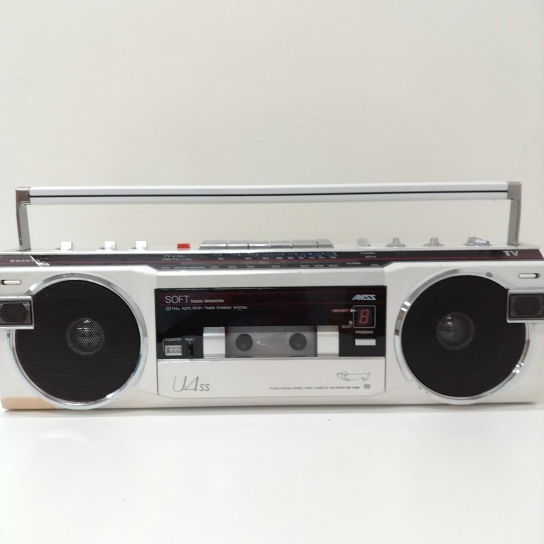 若《VGMSM》SANYO MR-U4SS ラジカセ 昭和レトロ ジャンク - メルカリ