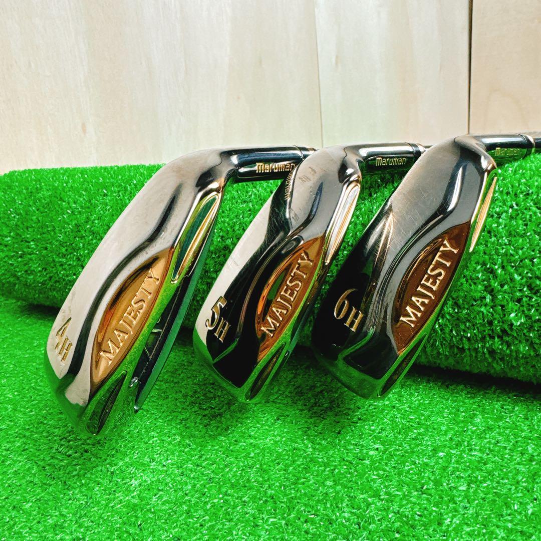【良品】 MAJESTY -LV 4H 5H 6H UTアイアン 3本