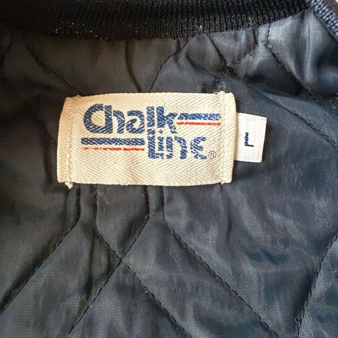 80's ChalkLineヤンキーNEW YORK YANKEES スタジャン - メルカリ