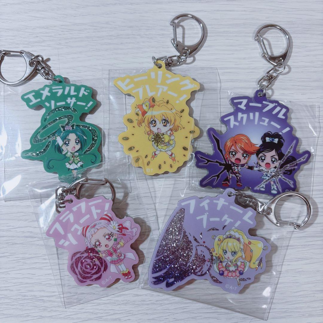 プリキュア プリティストア 出張店 必殺技 アクリルキーホルダー バラ