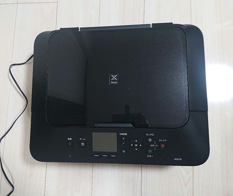 ジャンク品】 Canon MG6730 インクジェットプリンター ブラック - メルカリ