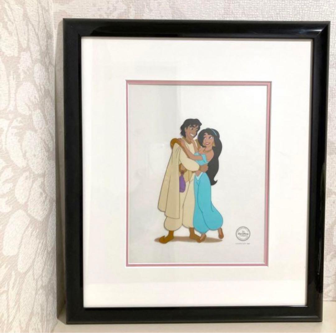 セル画 アラジン Aladdin ジャスミン ディズニー 額 額装 - メルカリ