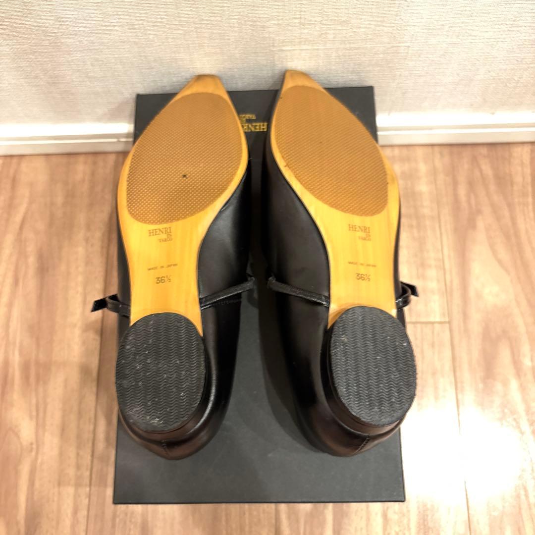 HENRI EN VARGO メリージェーン　ブラック　23.5cm