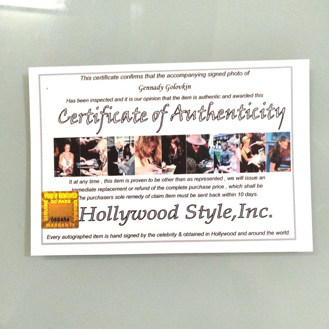 ゲンナジー・ゴロフキン直筆サイン入り特大写真…オリンピック