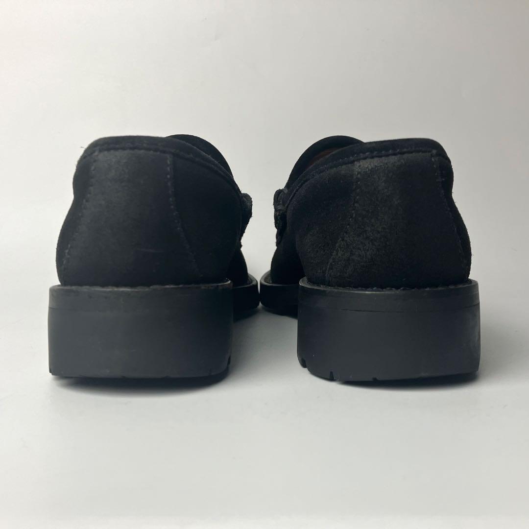 美品】GUCCI ラグソール スクエアトゥ ホースビットローファー 22.5黒