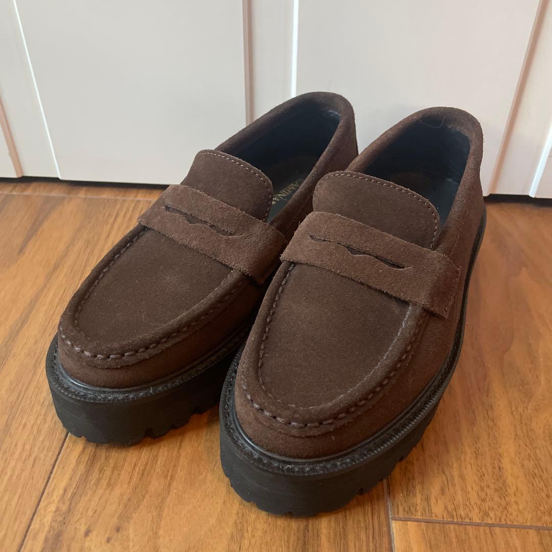 CAMINANDO スウェードローファー サイズ5 別注》【CAMINANDO/カミナンド】スエードローファー（ローファー