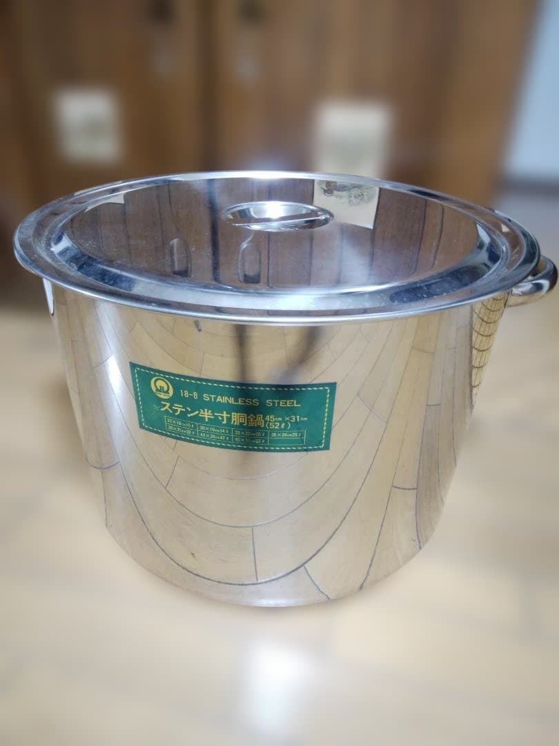 Ωシルバーアロー18-8STENLESSSTEEL・半寸胴鍋45CM 18-8 深型寸胴鍋 業務用鍋の通販サイト-フクジネット
