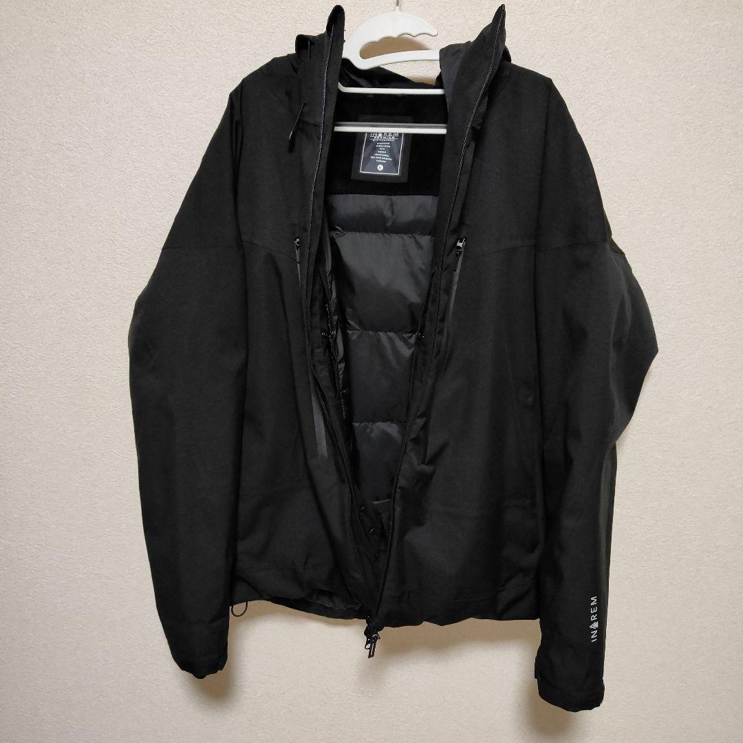 ワークマンINAREMプレミアム防水防寒コート ブラックダウンジャケット