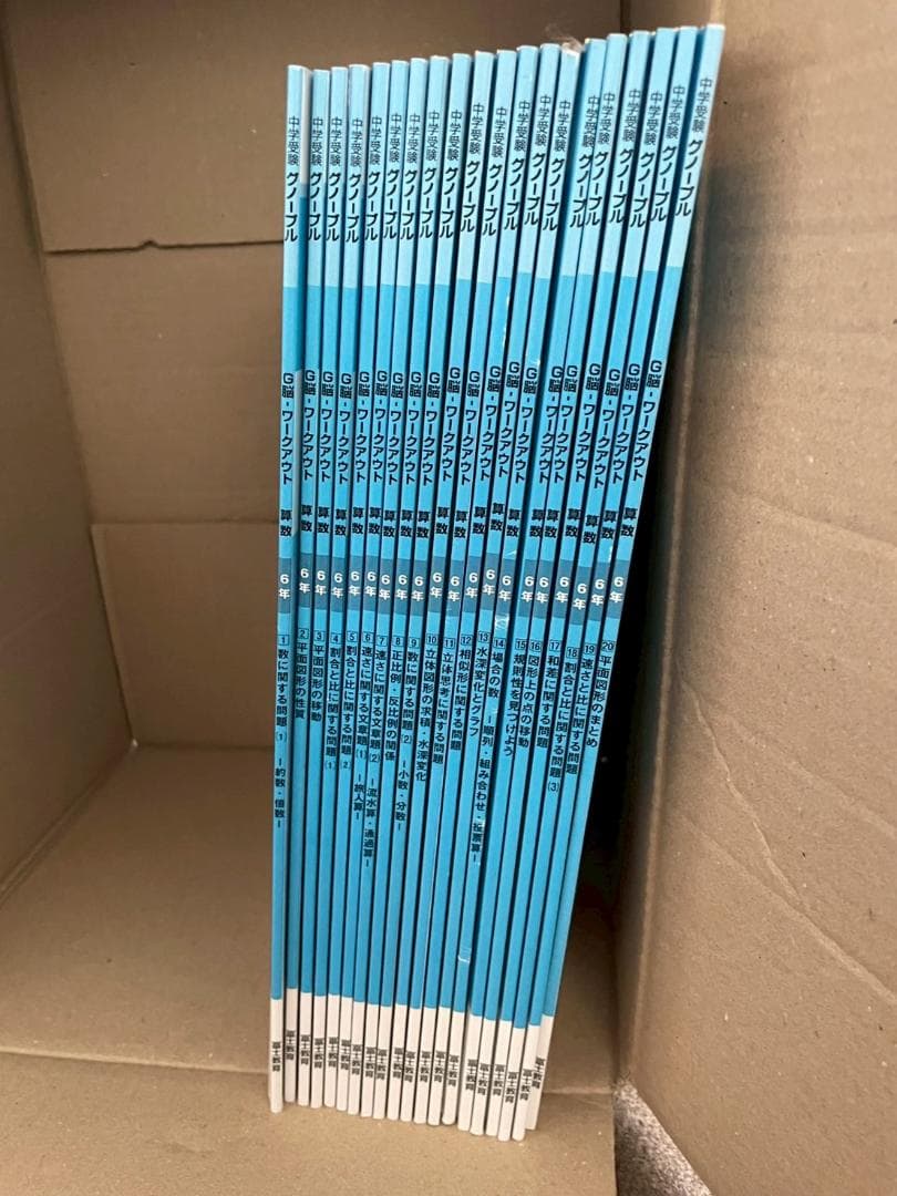 中学受験問題集】算数 G脳ワークアウト6年 全20巻 Gnoble グノーブル