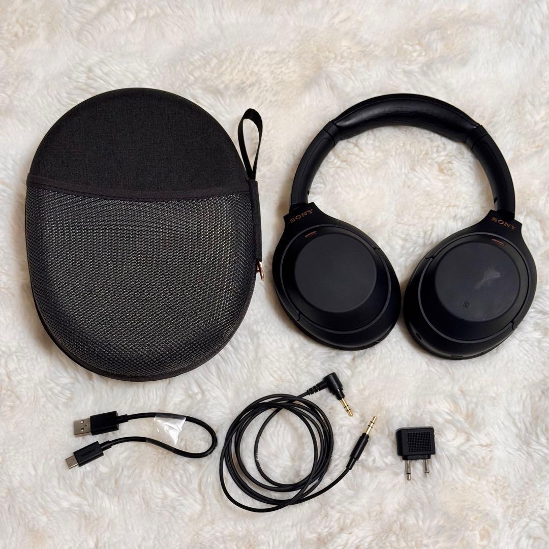 ヘッドホン SONY WH-1000XM4 BLK Sony WH-1000XM4 (Black) Over-ear Bluetooth® wireless noise