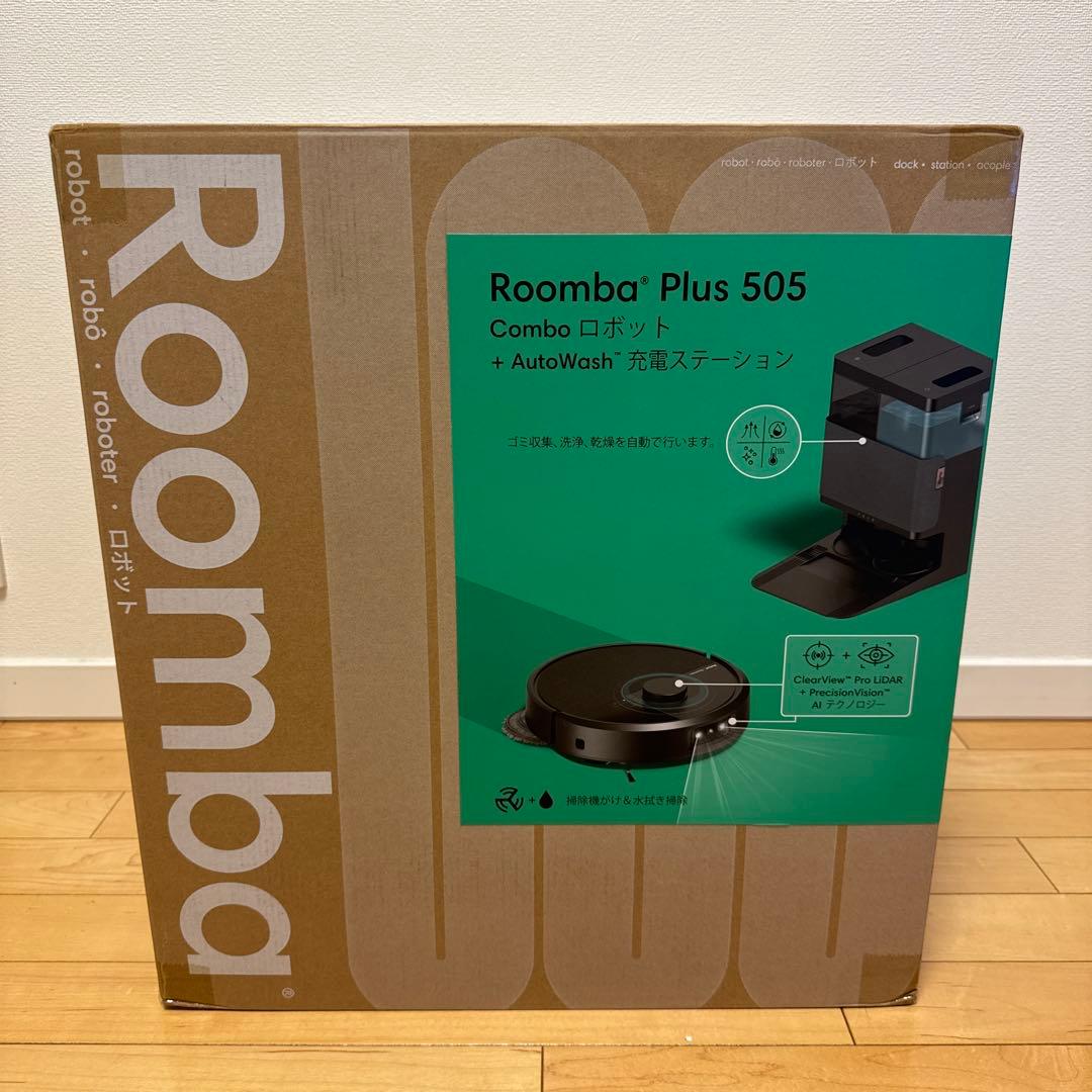【新品】Roomba Plus 505 Combo ロボット+ AutoWash Roomba® Plus 505 Combo Robot + AutoWash™ Dock - Wit
