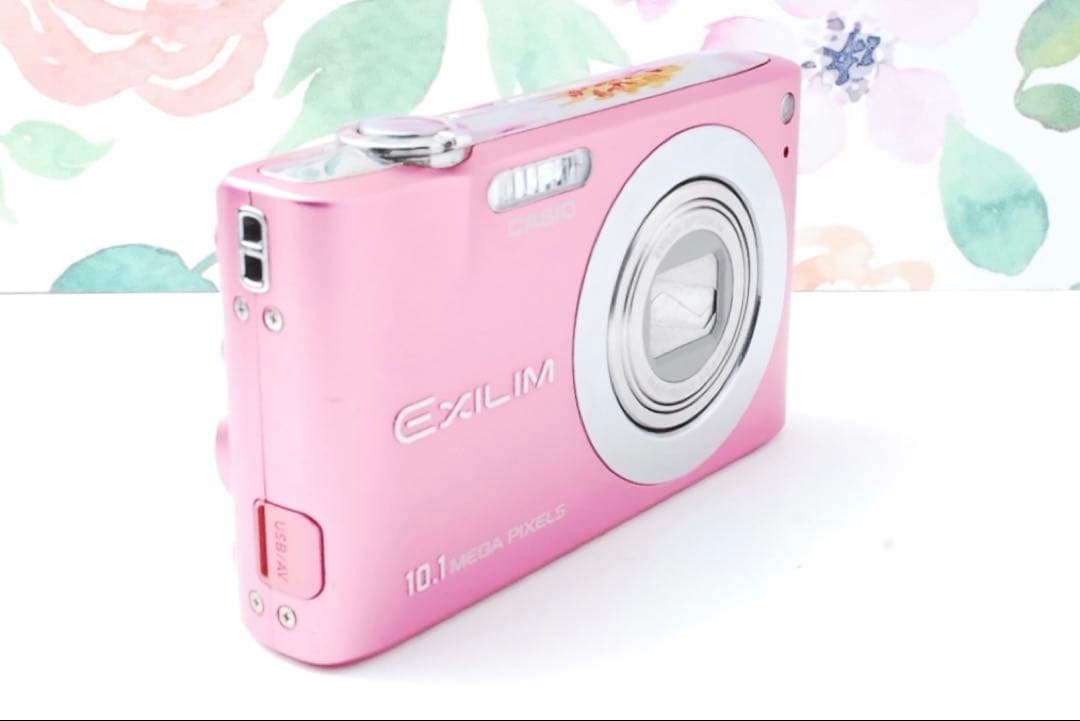 銀うさぎ様⭐️CASIO EXILIM EX-Z100 ピンク スマホ転送の通販はau PAY
