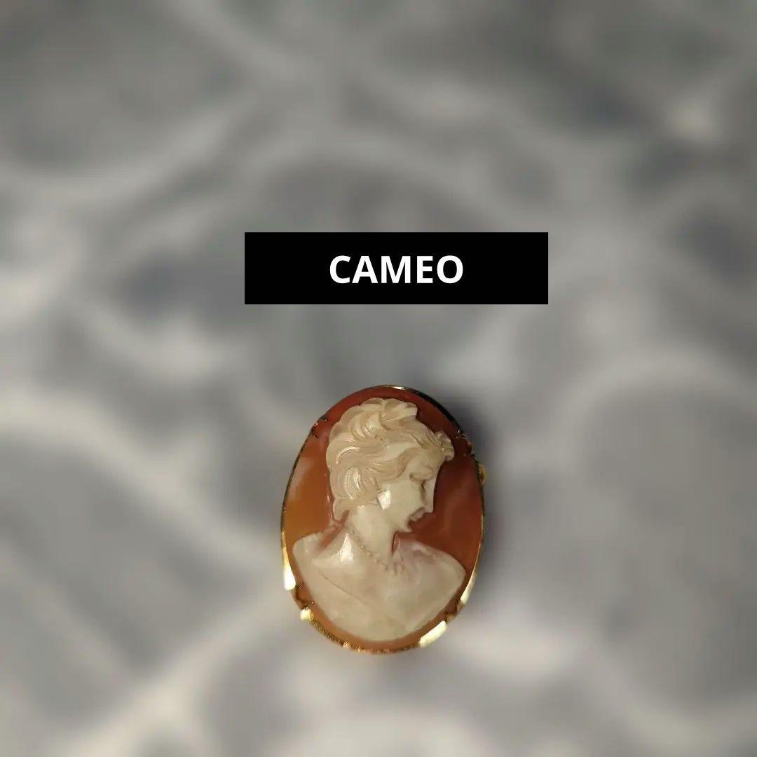 カメオ ブローチ ペンダントトップ シェルカメオ ヴィンテージ