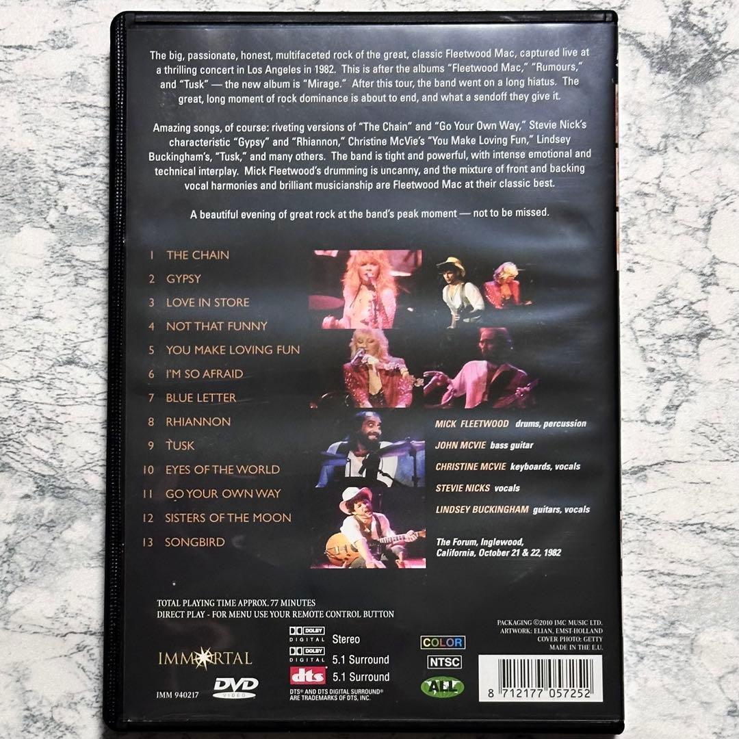 ELEETWOOD MAC IN CONCERT 1982 DVD