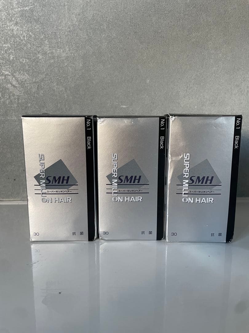 スーパーミリオンヘアー No.1 ブラック 3個セット 3個セット)スーパーミリオンヘアー 30g No.1 ブラック : SHOP CONA