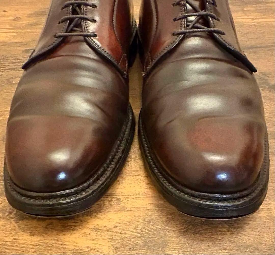 土日限定値下げ】 Alden 990 コードバン プレーントゥ ブラウン 9D