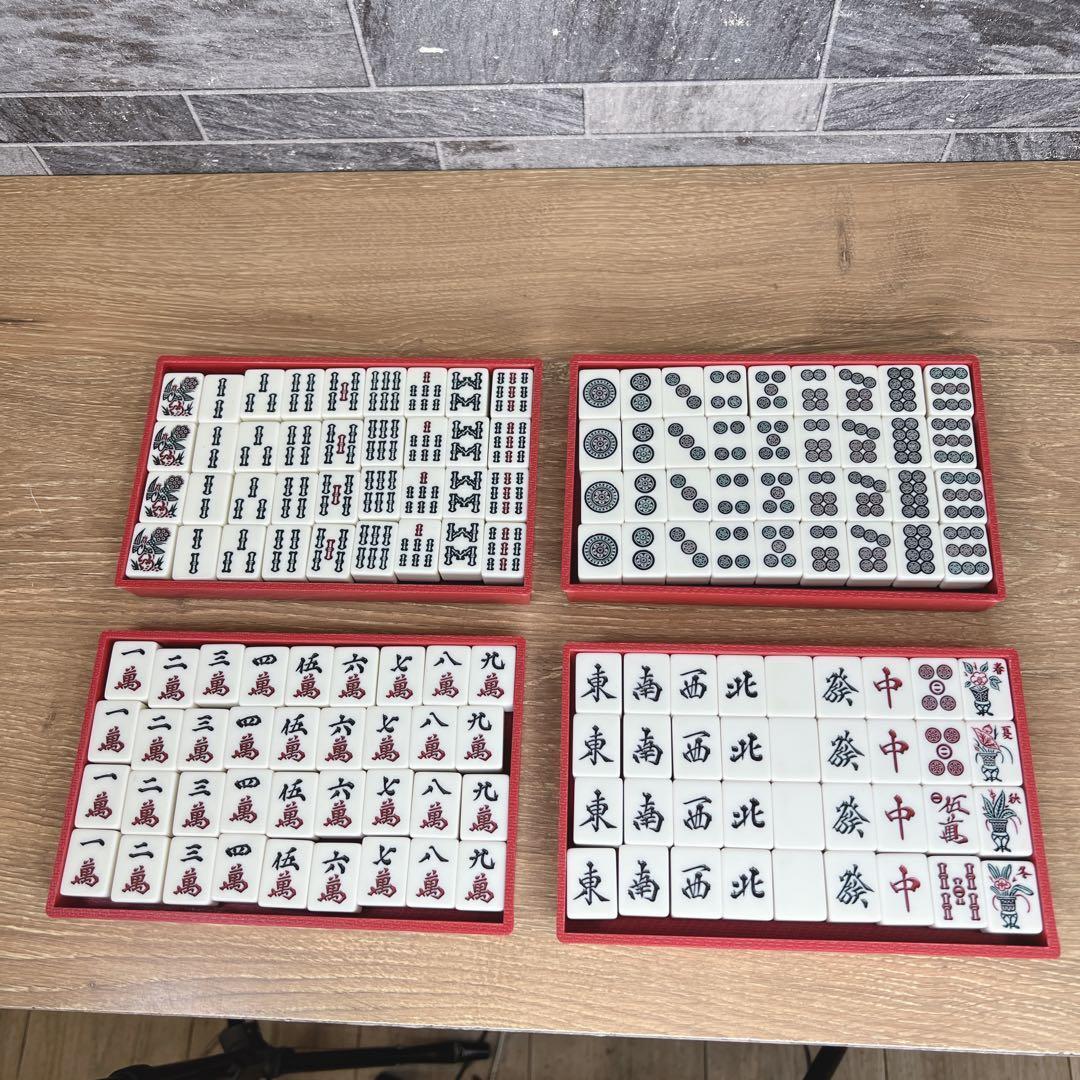 ⑬MVC ミズノ丸一 麻雀牌 丸一家紋牌 背黒牌 25mm 13g - メルカリ