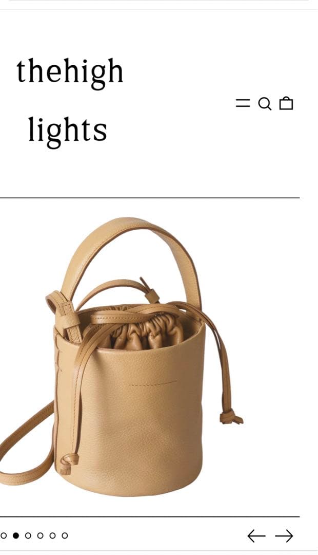 ザハイライツ バッグ thehighlights pot - メルカリ
