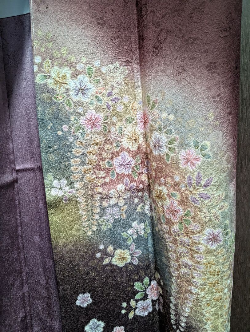 最終値下げ（新品未着用）翠山工房 辻が花付下げ訪問着＆正絹長襦袢