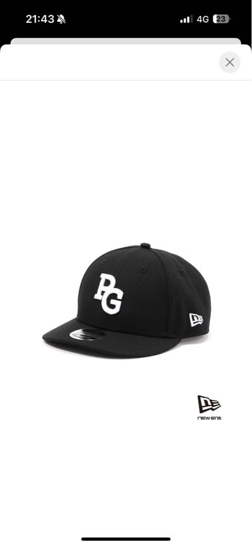 PG ブラックキャップ PEARLY GATES NEW ERA×PG】コラボキャップ (UNISEX) | PEARLY GATES（パーリーゲイツ