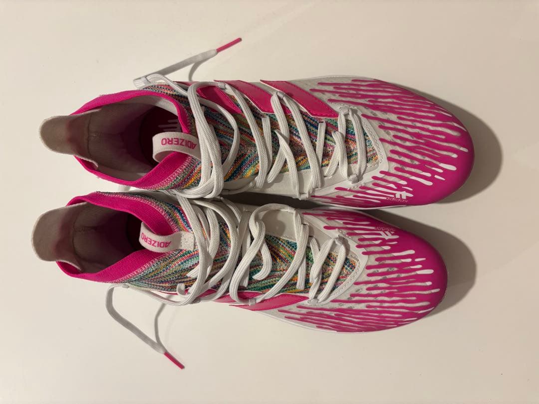 adizero スパイク ピンク/ホワイト　タティスJr. 27.5 楽天市場】アディダス スパイク Adidas 野球 ポイントスパイク