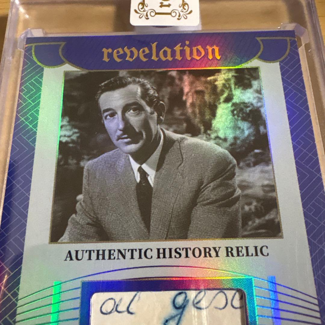 限定レア】ウォルトディズニー 手書き部分 レリックカード 75枚限定