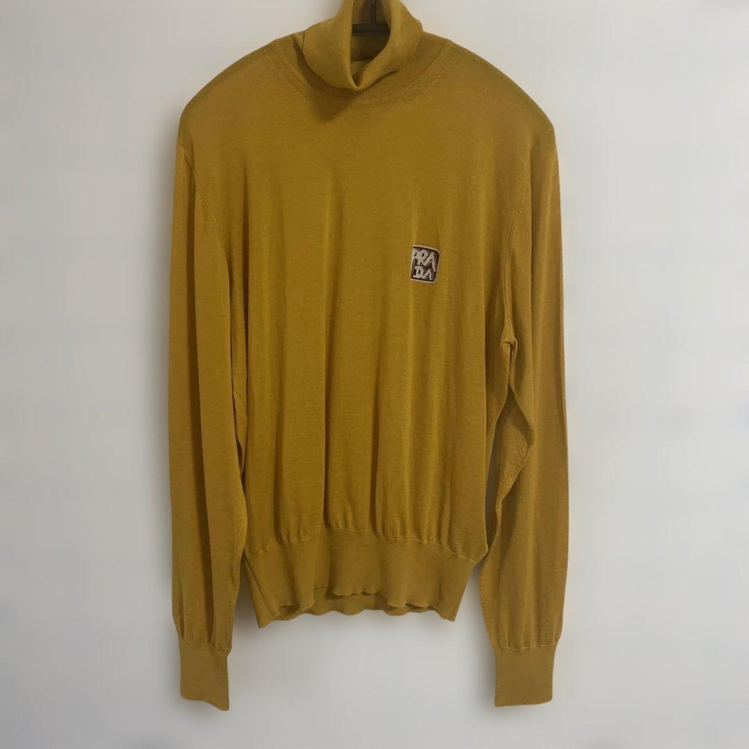 masamaさま。プラダ　PRADA マスタード タートルネックニット masamaさま。プラダ PRADA マスタード タートルネックニット プラダ