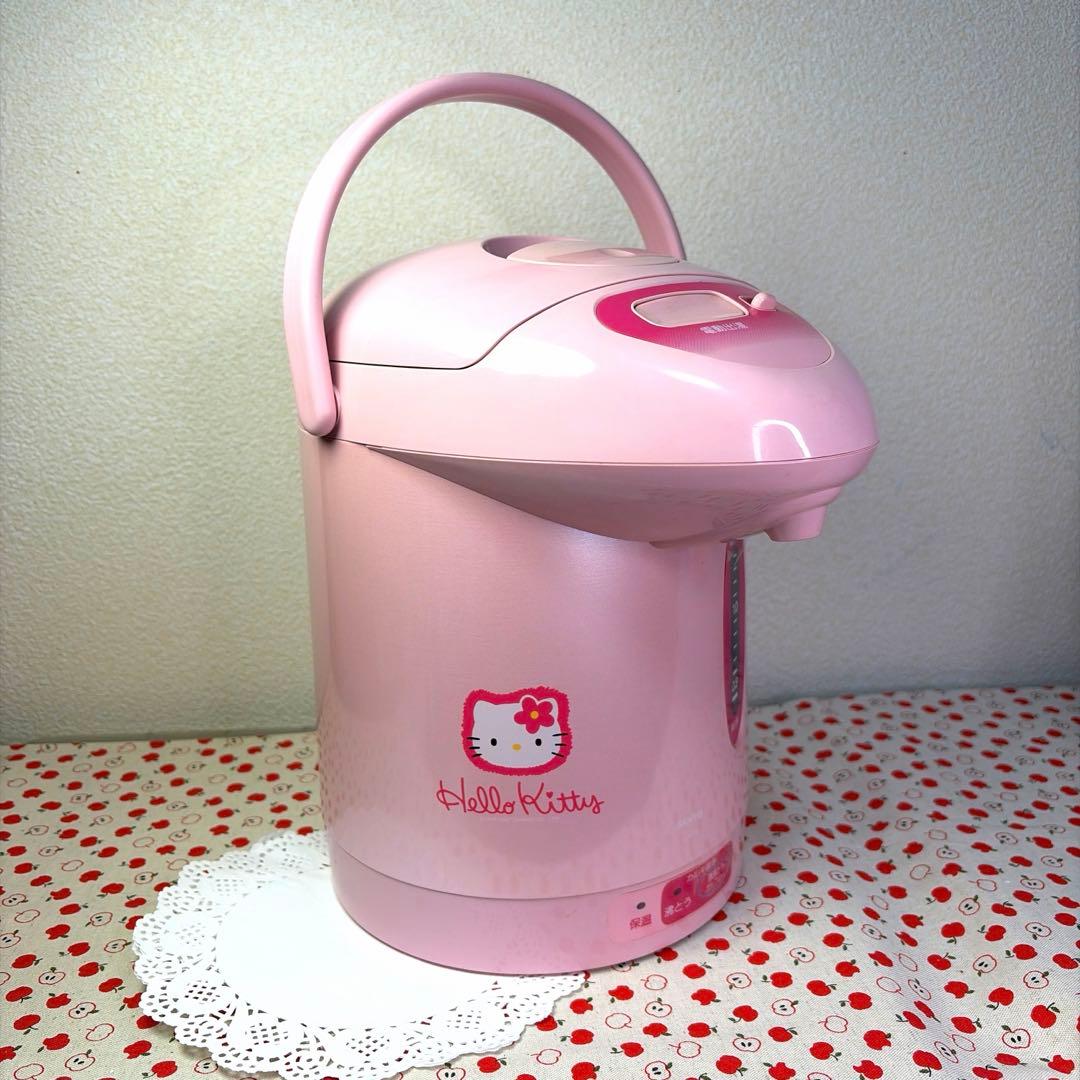 希少・動作確認済】1997年ハローキティ 電気ポット レトロ
