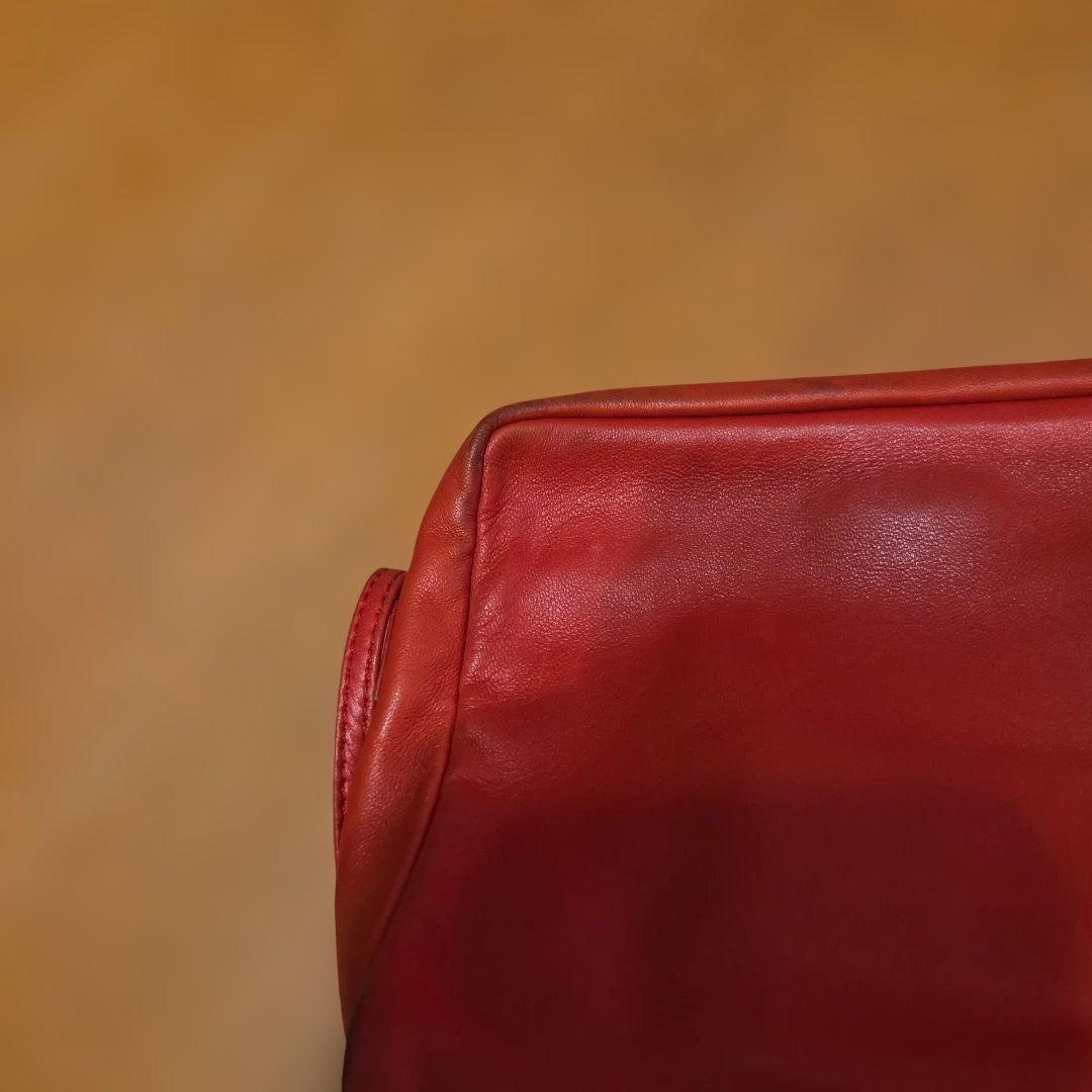 n*8様 オールドLOEWE 斜め掛け ナッパレザー レッド レザー ショルダ