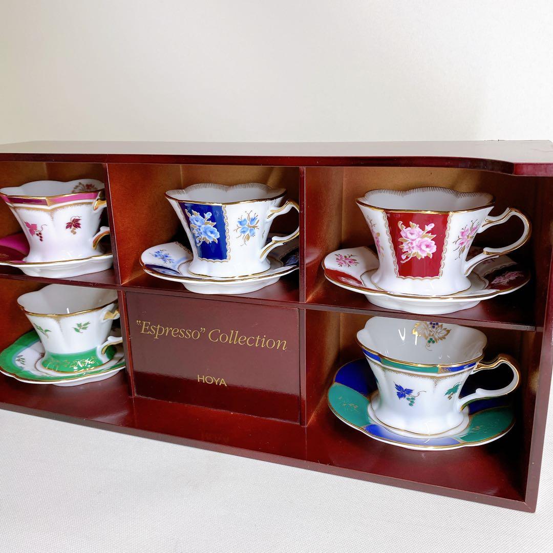 未使用品 HOYA エスプレッソ コレクション カップ&ソーサーセット