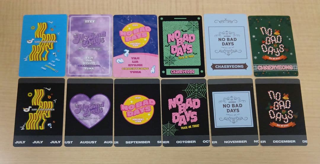 ➀ ITZY チェリョン NO BAD DAYS トレカ 15枚 まとめ売り - メルカリ