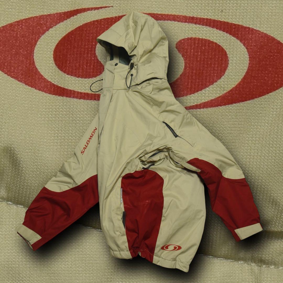 00s salomon archive 旧ロゴ スキーシェルジャケット ナイロン - メルカリ