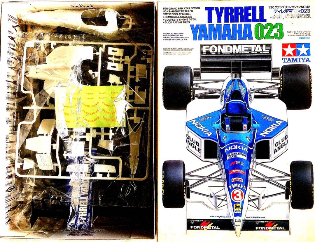 絶版‼️1/20タミヤ ティレルヤマハ023 - メルカリ