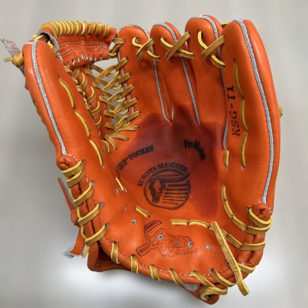 KUBOTA SLUGGER KSG-T1 オレンジ グローブ - メルカリ