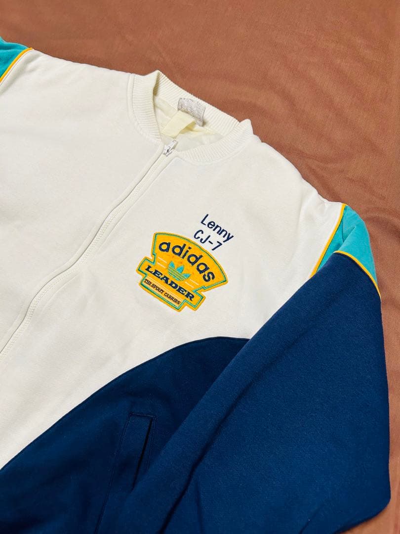 90s adidas アディダス スウェットスタジャン \"LEADER\" 中綿