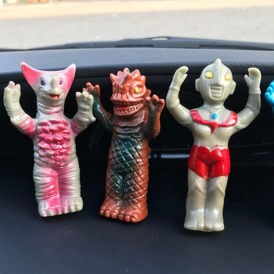 大里玩具 ジャンボ指人形 ソフビ 当時物 ウルトラマン （検索 ブルマァク
