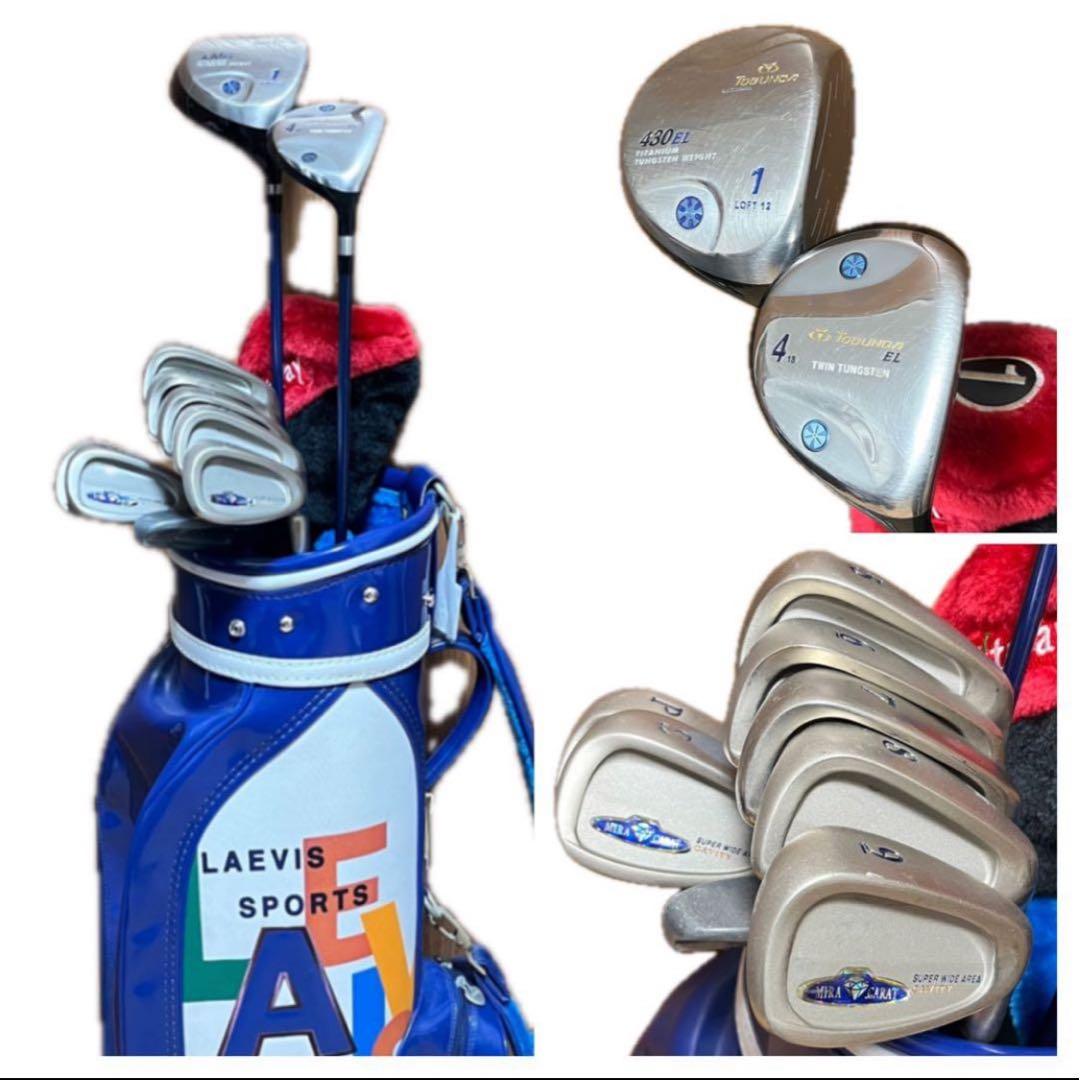 TOBUNDA】♡レディース♡ゴルフクラブ10本 フルセット キャディバッグ