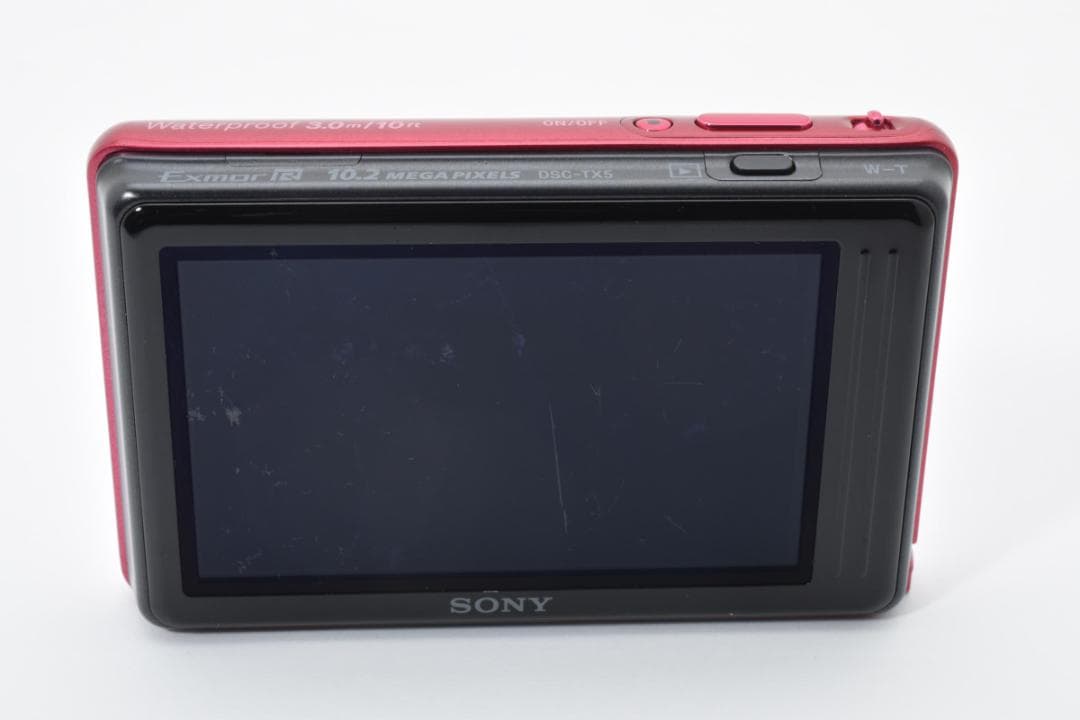 《 美品 》 ソニー　SONY Cyber-shot DSC-TX5 レッド