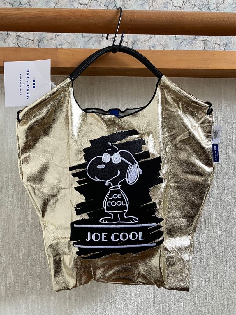 名古屋限定☆ボールアンドチェーン ゴールドスヌーピー トートバッグ