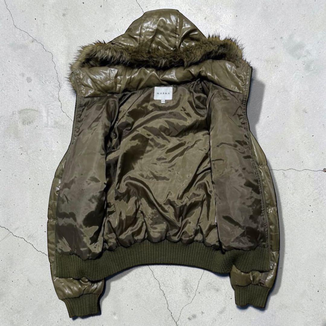 激シブ! 00s y2k 3way ファー パフジャケット 短丈 平成 - メルカリ