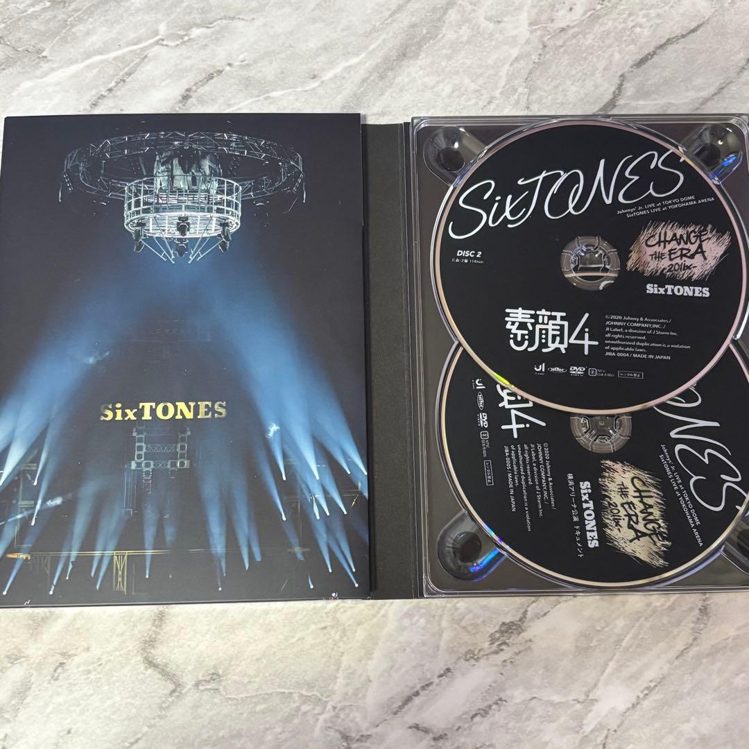 SixTONES Live DVD 素顔4 チェンエラ 円盤 正規品 - メルカリ