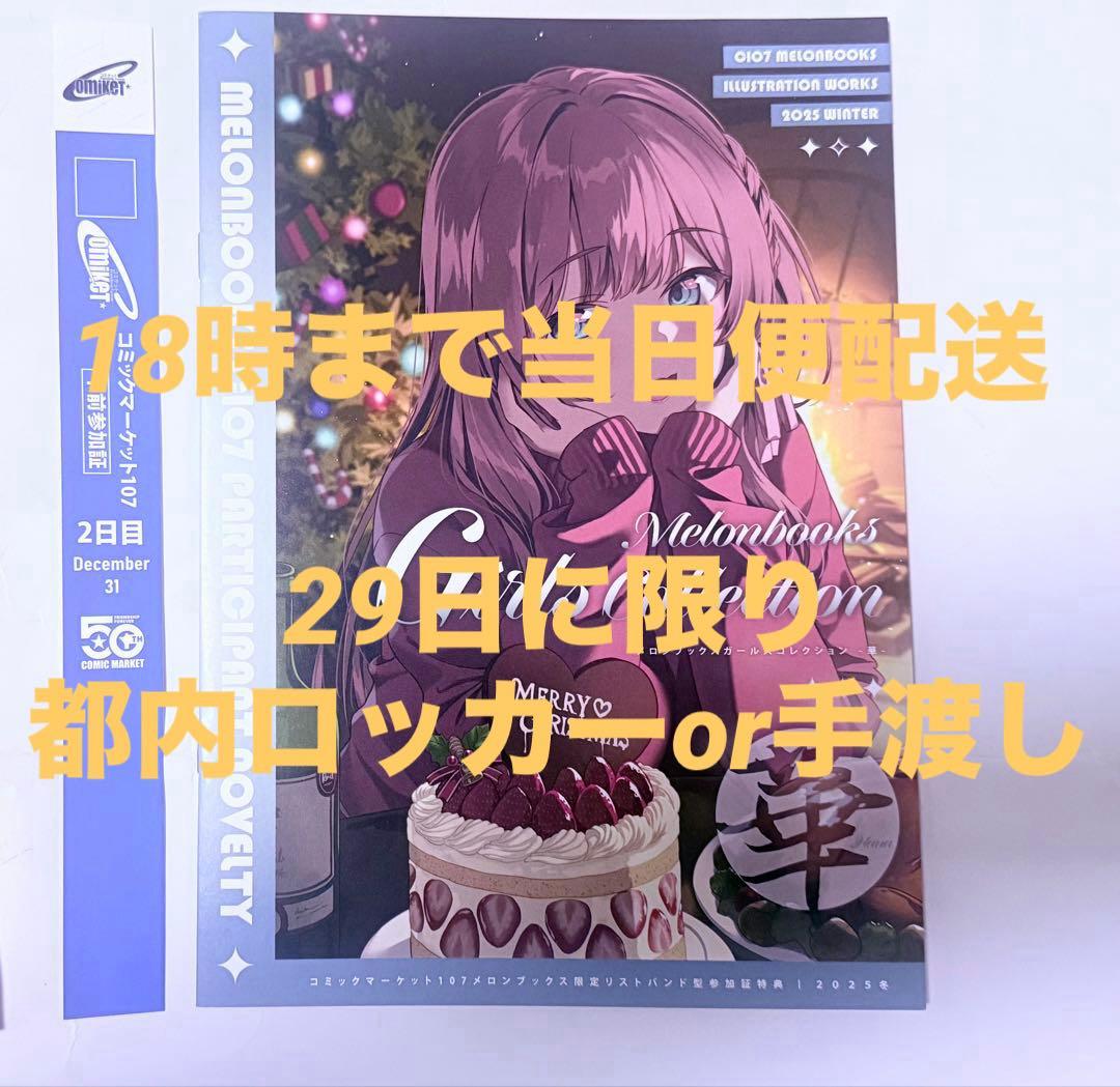 コミックマーケット107◇2日目 午前入場 リストバンド C107 - メルカリ