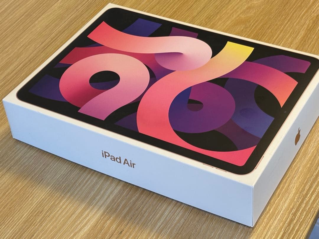 iPad Air 第4世代 ローズピンク 64GB 箱/充電器、ケーブル付き - メルカリ