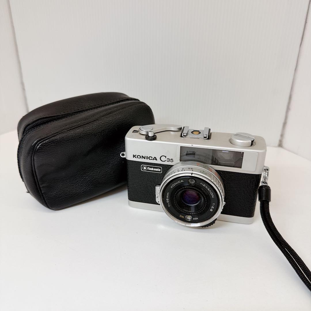 Konica C35 Flashmatic 動作未確認 ジャンク品 レトロカメラ - メルカリ
