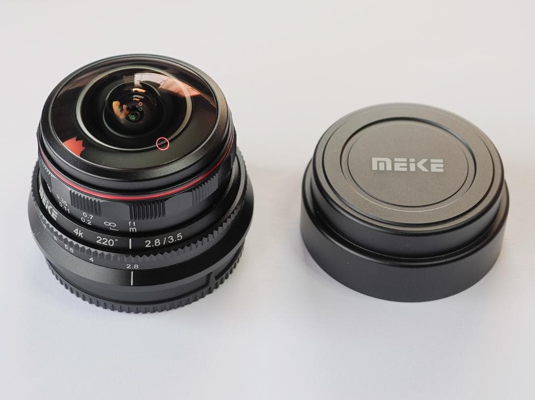 Meike 3.5mm F2.8 円周魚眼レンズ　マイクロフォーサーズ
