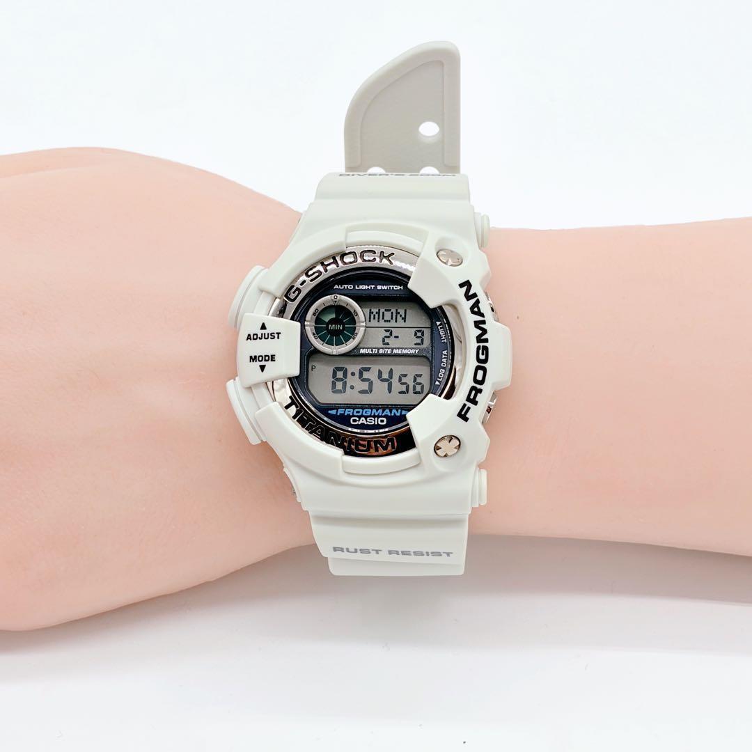 希少 CASIO G-SHOCK フロッグマン DW-9900 ホワイト チタン - メルカリ