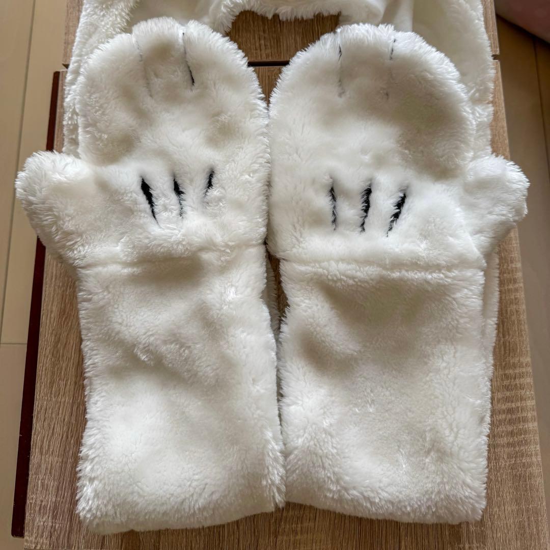 Disney ディズニー ミニーファンキャップ マフラー 手袋 - メルカリ